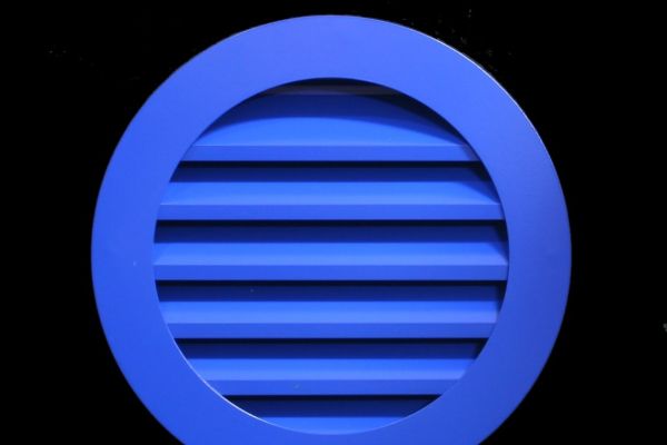 Circle louvre in blue by London Vents
